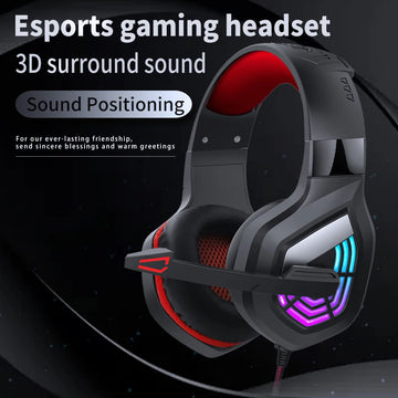 G7 Gaming Headset With Noise-cancelling Microphone Surround Sound 3.5mm Wired LED Lights Gaming Headset For Gamers PC Laptop